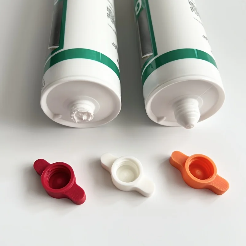8-teilige Silikon-Dichtungskappen, Innenkegel-Design verhindert das Auslaufen des Tubeninhalts, passend für Standard-Dichtungskartuschen – Detail 1