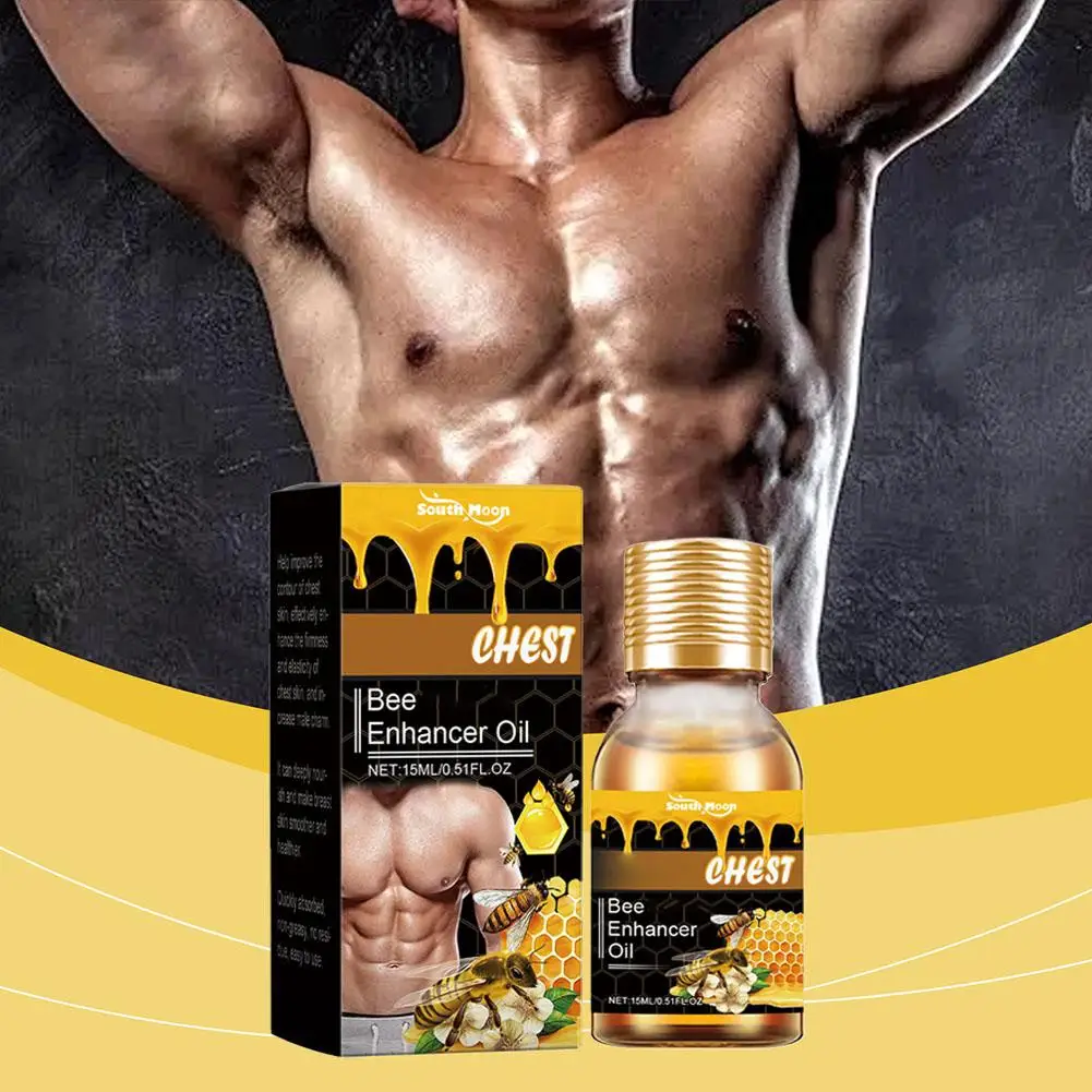 Male Chest Contouring Oil Bee Enhancer Oil 15ml