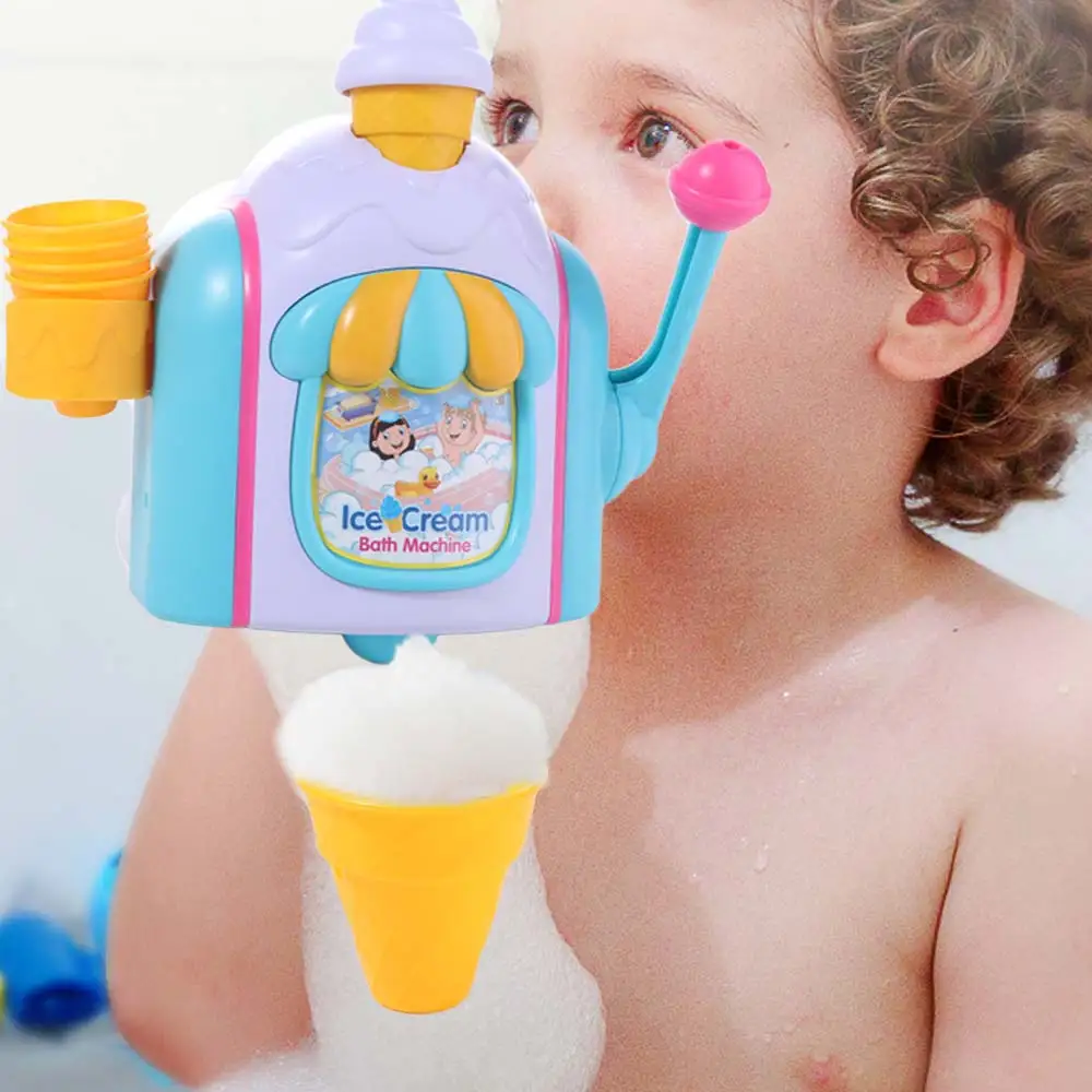 Krachtige zuig-ijs Bubble Maker Simulatie Spelen Water IJsschuimmachine Interactie Delicaat kinderspeelgoed Bad