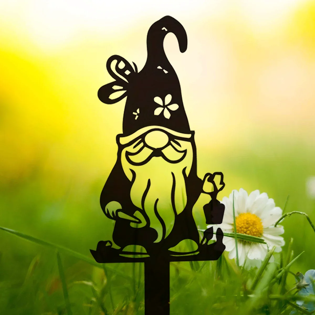 Allure Your Garden with Appealing Metal Gnome Decoration Wall Art. Organize a Magical Garden Affair