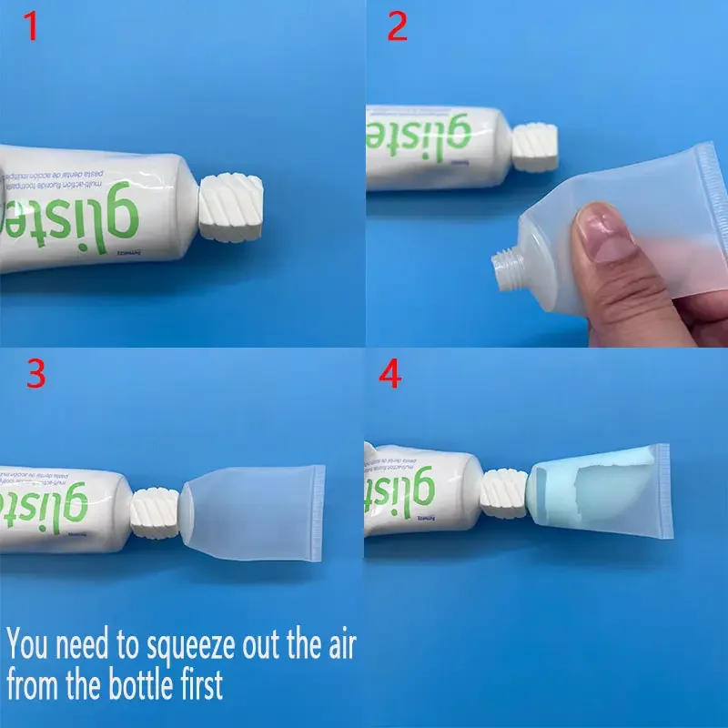 3 Stück 30 ml Reiseflaschen + Adapter |   Auslaufsicheres Kulturset für unterwegs, zum Mitnehmen