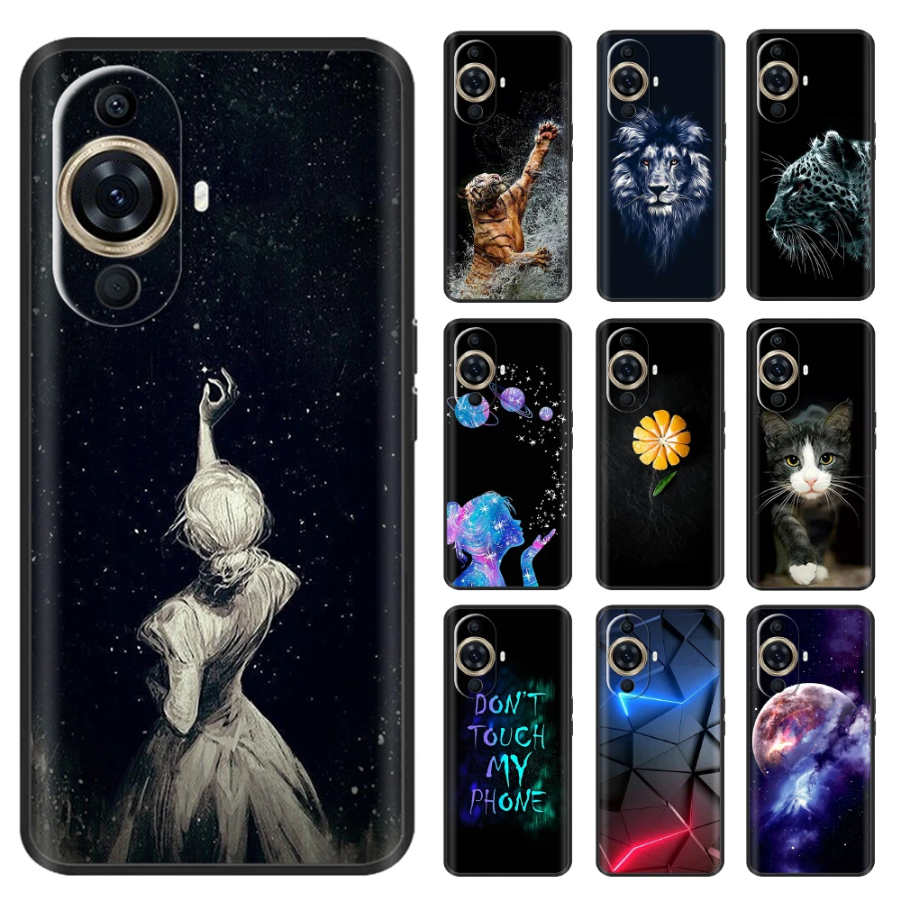 Painted Cover For Huawei Nova 11 Case Nova 11i MAO-LX9 Soft TPU Silicone Cover For Huawei Nova 11 Pro Nova11 Ultra Fundas Coque