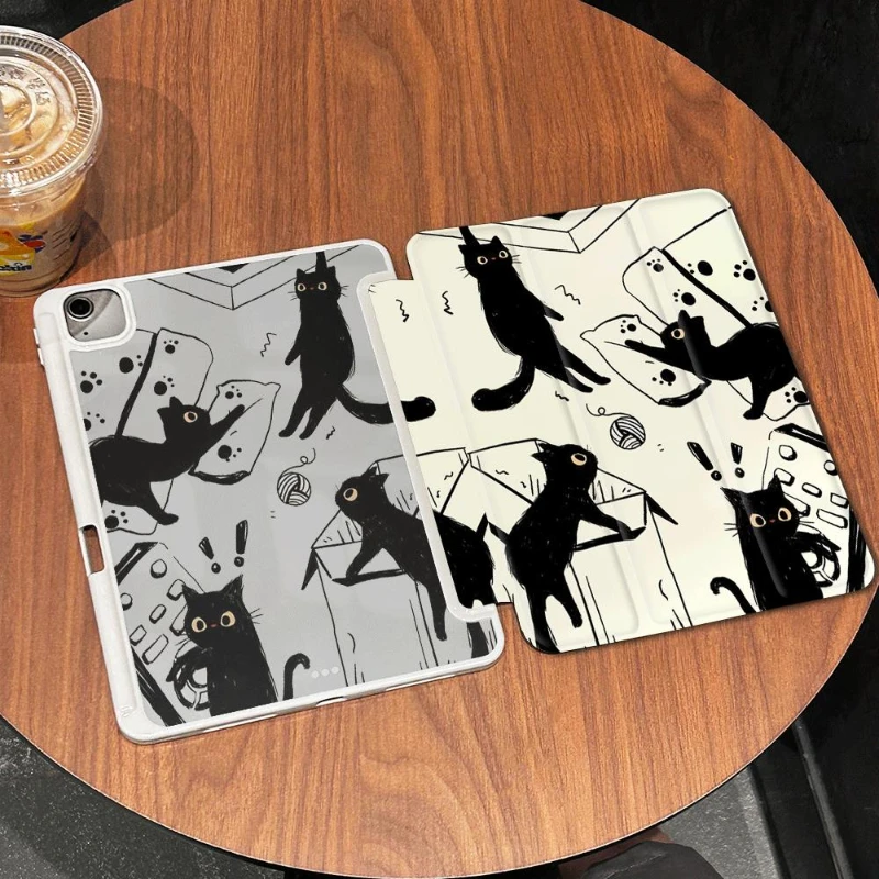 capa-funda-para-ipad-air-5-air-4-109-2021-102-7-8-9-geracao-ipad-2017-2018-97-polegadas-ipad-2017-105-polegada-gatinho-preto-bonito