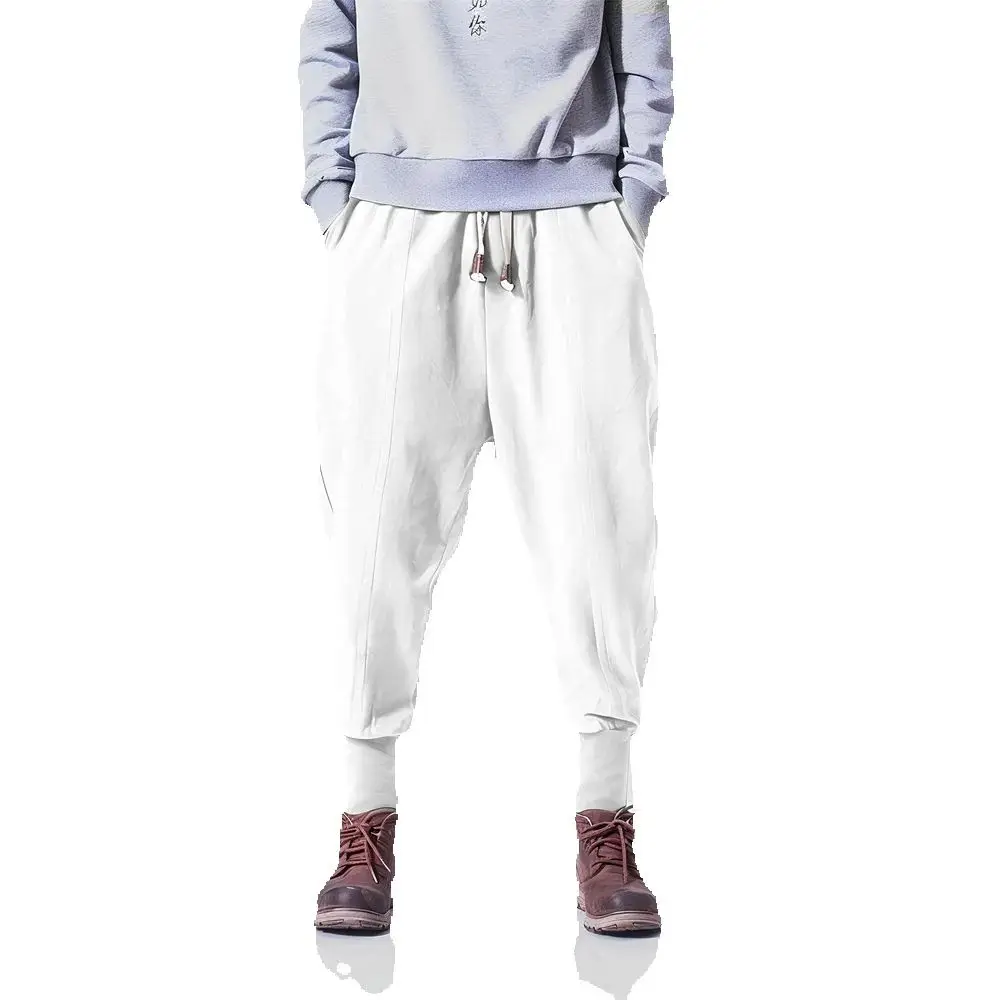 ربيع الرجال أزياء الحريم السراويل الصينية زائد الوزن Sweatpants عالية الجودة عارضة العلامة التجارية المعتاد السراويل الذكور