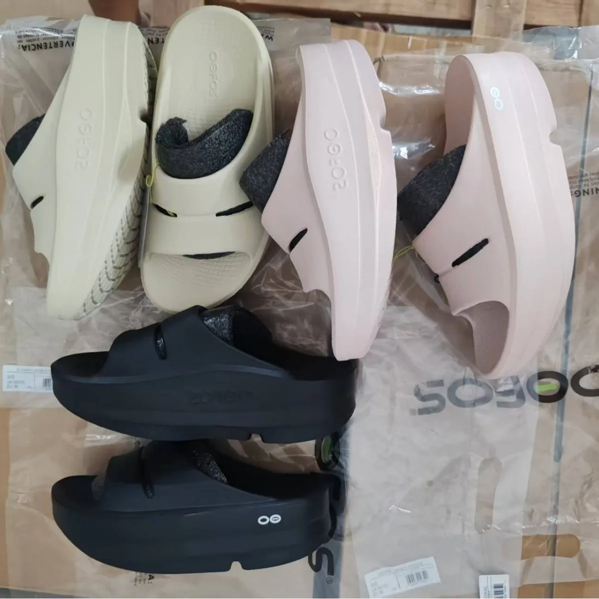 OOFOS Ultra Soft EVA Slippers Thick Sole Arch Support Cloud Cushion Slides for Men Women Home Indoor Beach Summer