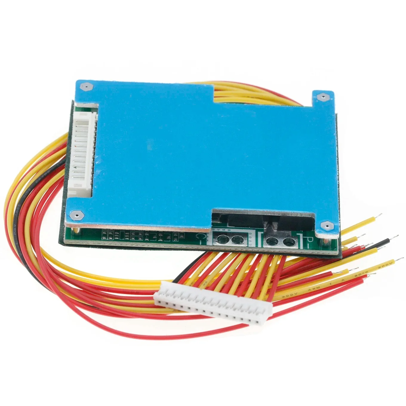 16 strings of lithium battery protection board 50A with balanced lithium battery protection board with temperature control line
