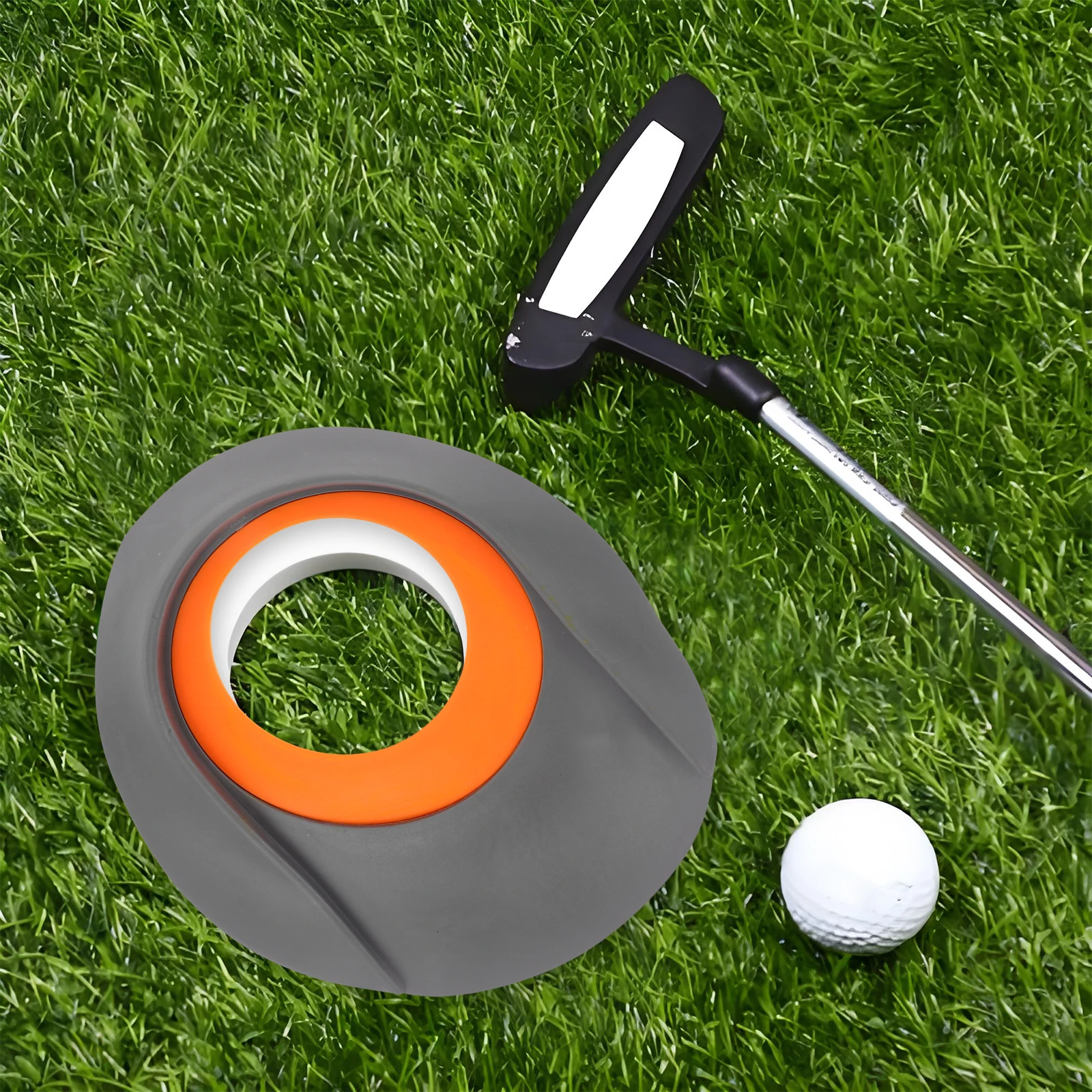 

2 Pcs Golf Putting Disc Practice Cup Plastic Tray Discs Accessory Pvc Equipment