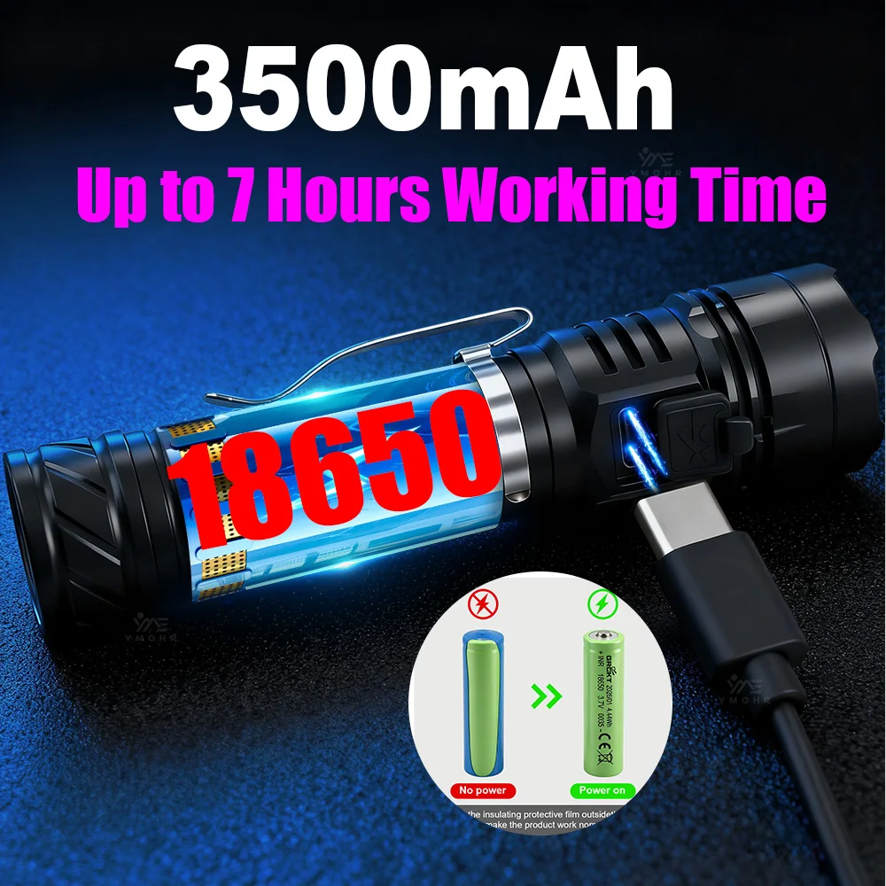 365nm Mini UV Led Flashlight Banknote Pet Urine Stain Detector Ore Money Invisible Marker Torch Light Usb Rechargeable Nail Lamp - view 6