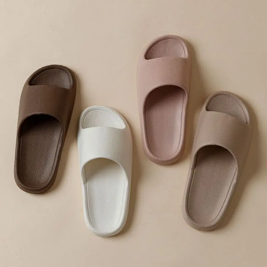 Summer Slippers Women Men Shoes Flat Sandals Eva Home Bathroom Slippers Massage Flip Flops Couples Indoor Slides Shower Shoes