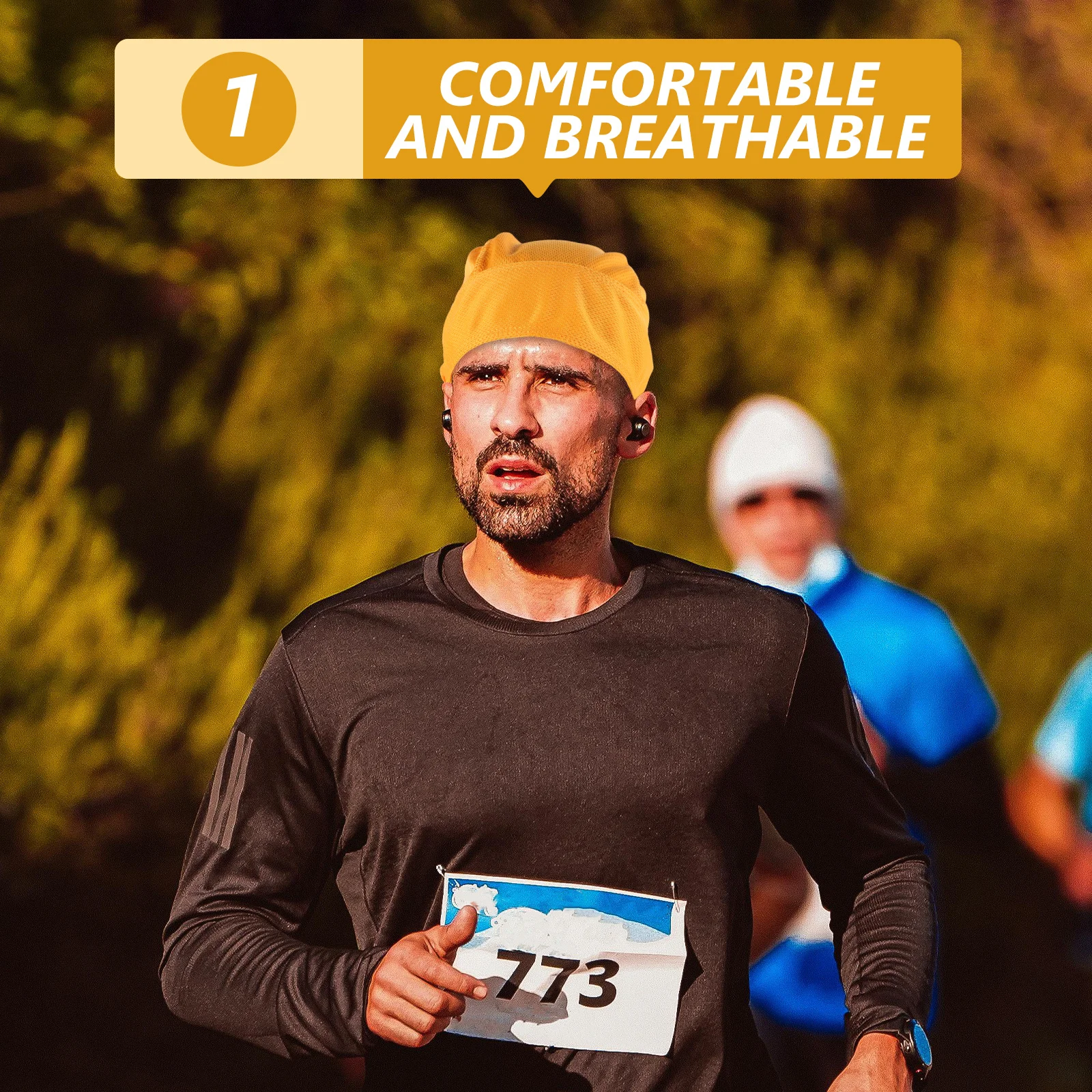 

Sports Headwear Men Breathable Cycling Cap Sweat Absorbing Headband Multi-Style Running Basketball Motorcycle Protection