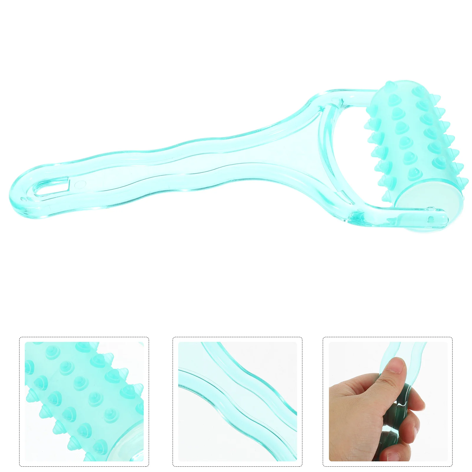 

Plastic Massager Roller Spiked Durable Easy Grip Manual Tool for Muscle Relaxation Blood Circulation Cell Massage
