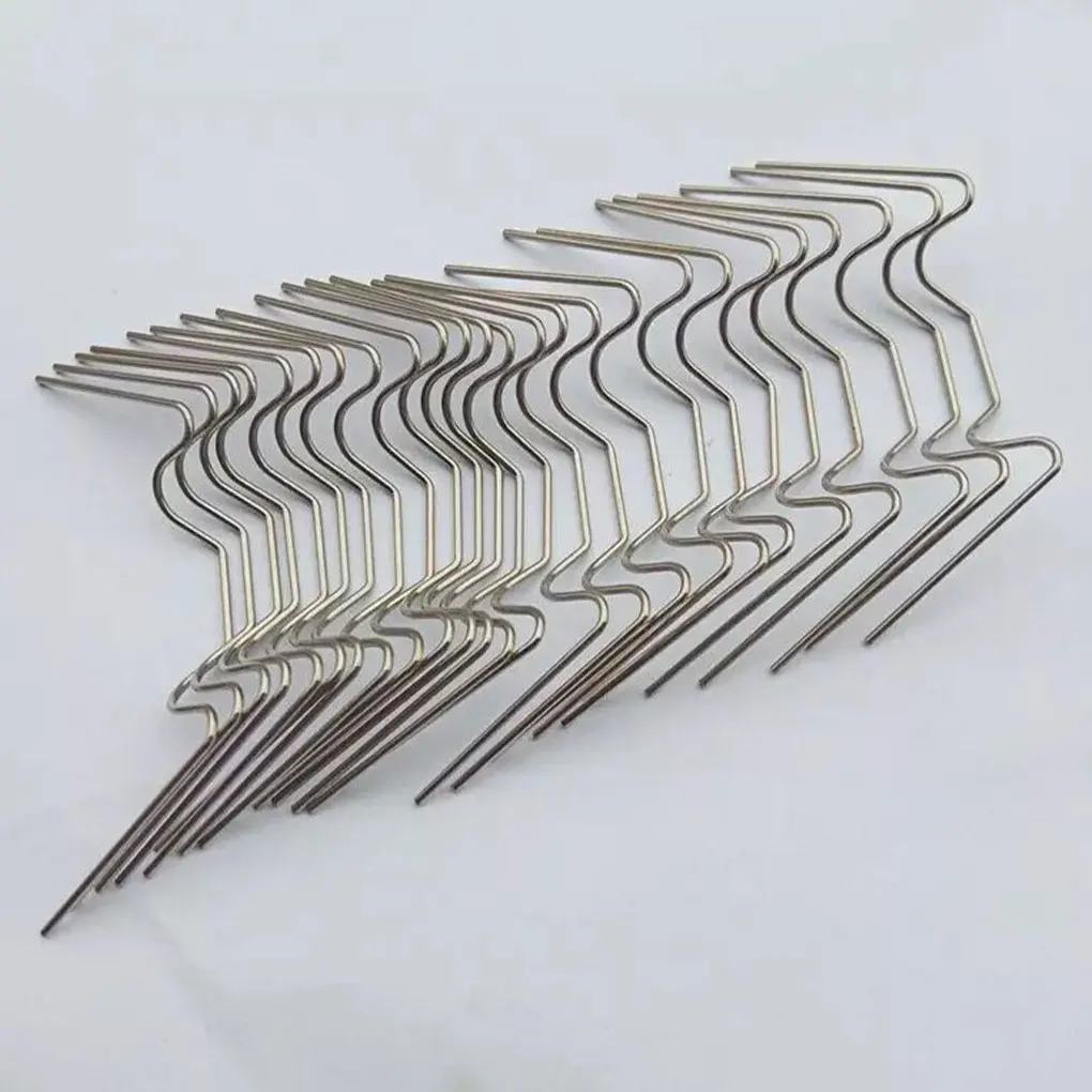 25 pcs White Stainless Steel Greenhouse Clips For Long-Lasting Durability Efficiency Greenhouse Clips Fixed Clip