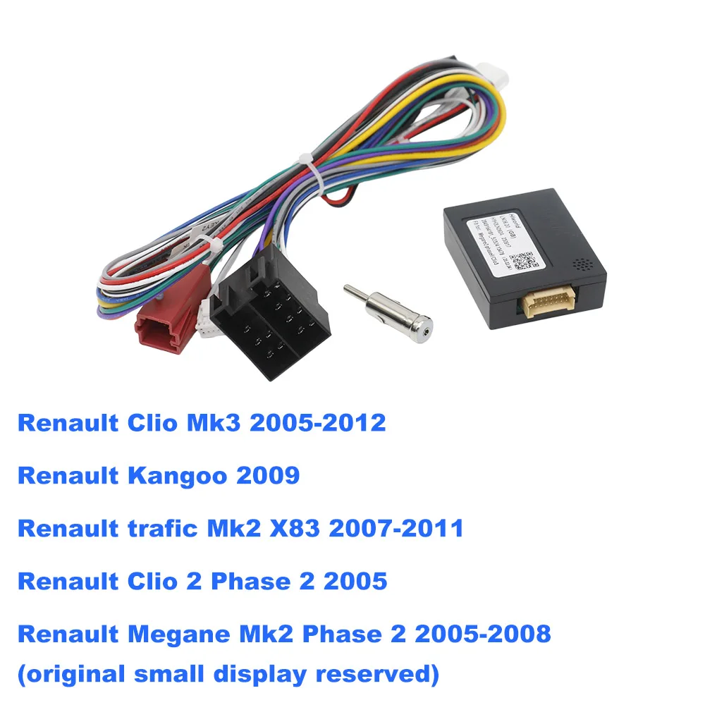 CAN Bus Decoder 16 Pin Adapter for Renault Megane 2 Clio 3