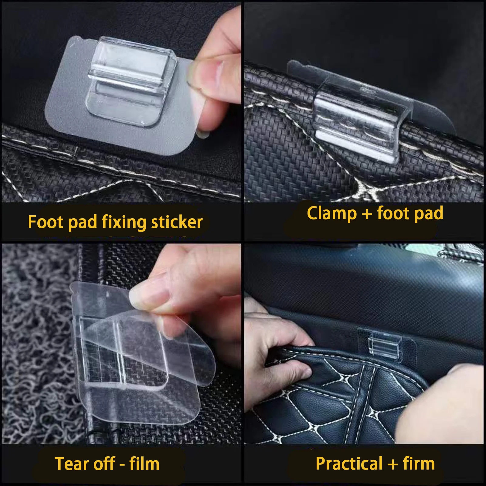 Transparent Adhesive Hooks Transparent Adhesive Utility Hook To Clamp Kick Mats Protector Transparent Small Sticker Adhesive