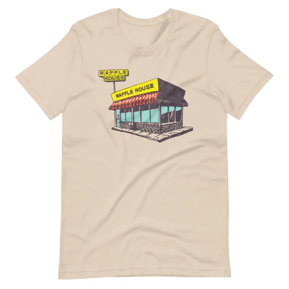 

Waffle House Illustration Graphic Tee Shirt Short-Sleeve Unisex T-Shirt