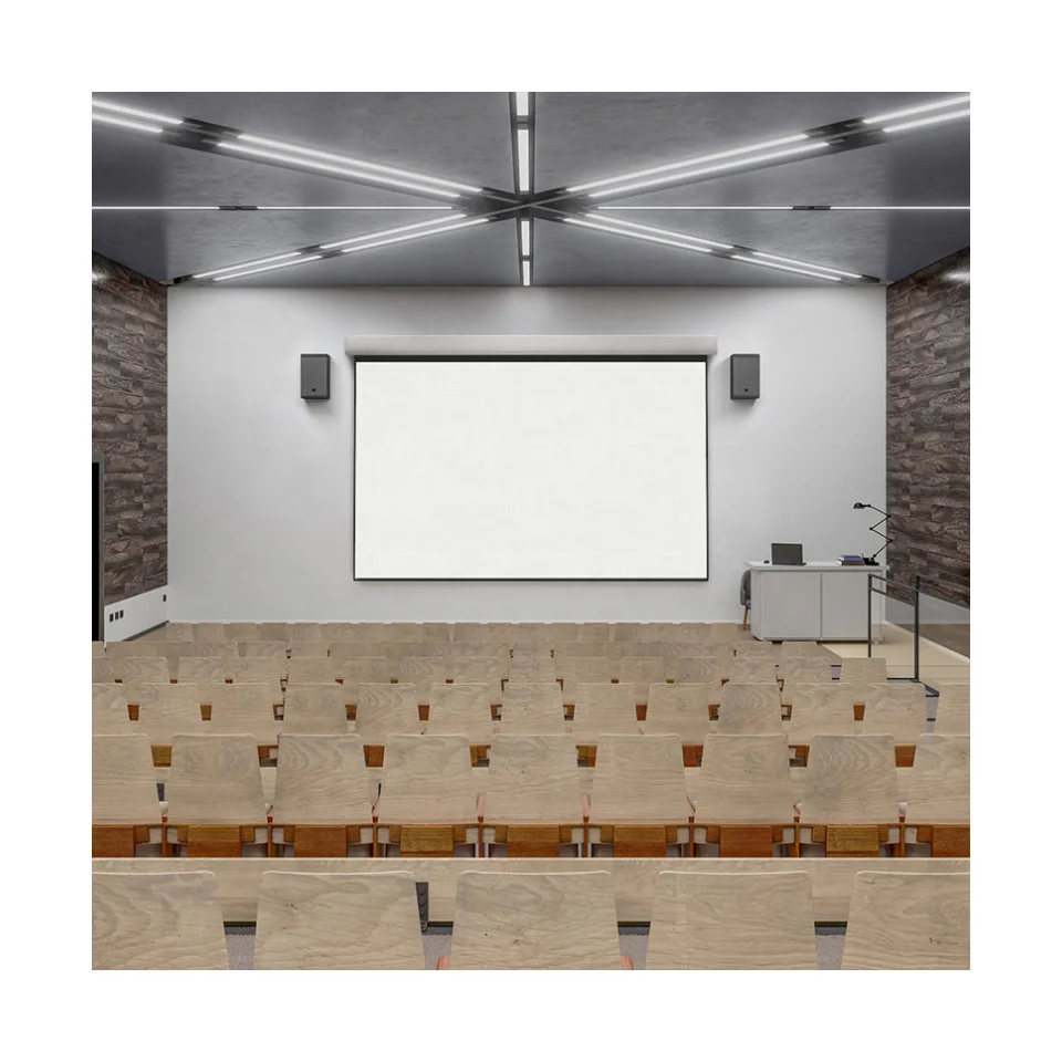 

4K/8K Ultra HD Ready 150 Inch Motorized Projector Screen Tubular Motor,Drop Down Electric Projection Screens for Home Theater