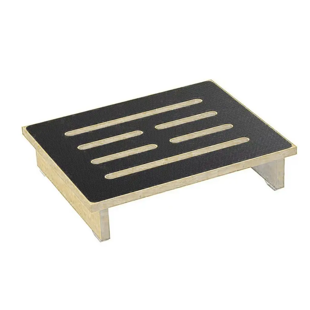 Multifunction Wooden Step Stool Non Slip Surface Portable Ladder Chair for Elderly Children Bedside Kitchen Bathroom Holds