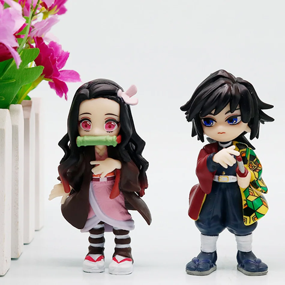 Gorąca nowość! 1-6 szt. Blind Box Bushiroad Palverse Demon Slayer: Kimetsu No Yaiba Figurka Anime Blind Box Vol.1 Ozdoba Zabawka Tajemniczy Prezent