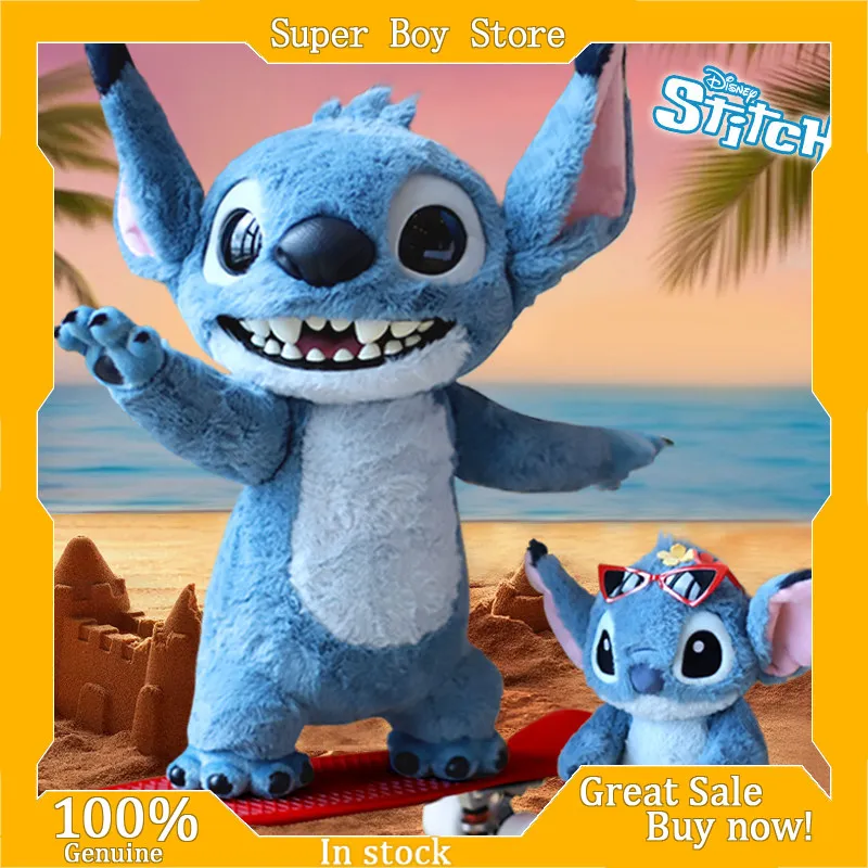 

In Stock Stitch Action Disney Movie Version Vinyl Figure Doll Decor Collection Soft-Touch Stuffed Birthday Surprise Kids Gift