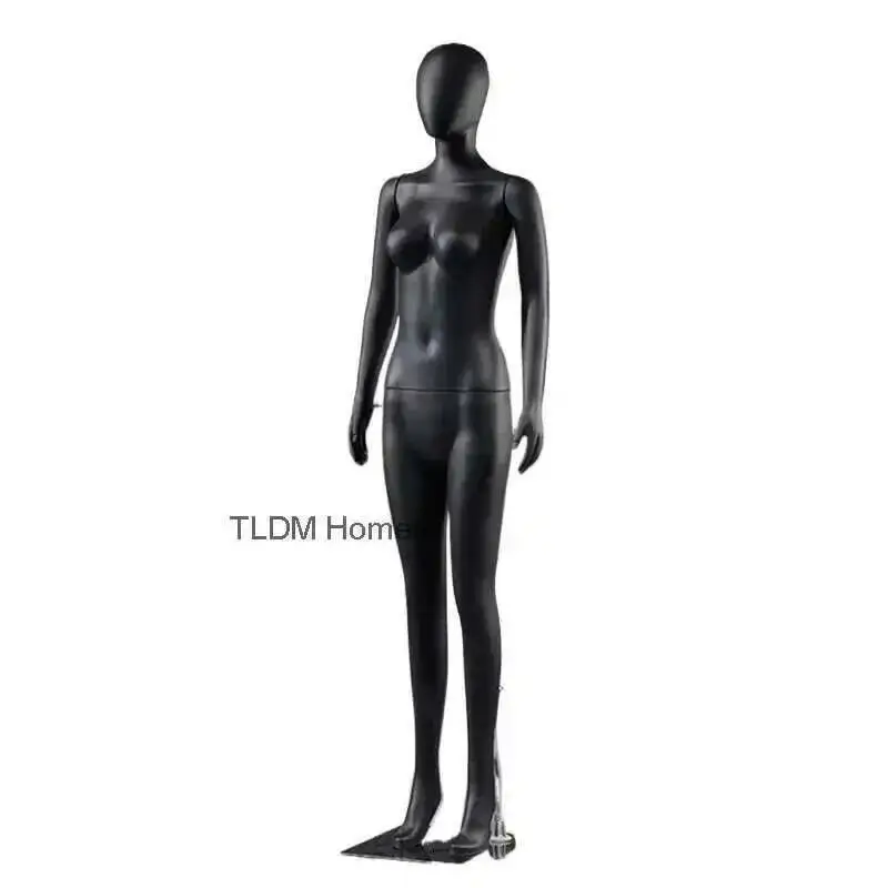 

Body Black Women's Gold Mannequin Face Shop Hollow Plastic Model High-end Prop Clothing Female Full Display Stand Clothes Dummy