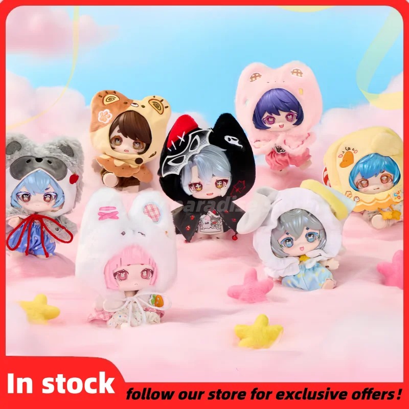 

New Genuine Ya Xiugo Snack Time Series Blind Box 1/12 Bjd Posable Dolls Cute Animal Hooded Collectible Mystery Box As Gifts