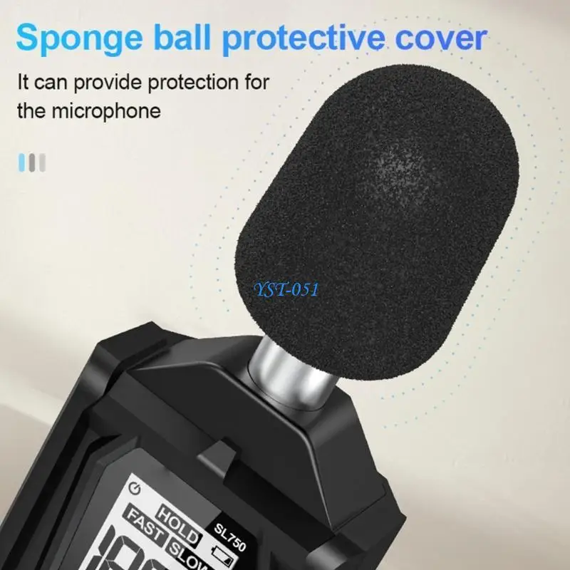 E15A كاشفات الضوضاء متعددة الوظائف من 30 إلى 130 ديسيبل مع جهاز قياس الضوضاء سريع الاستجابة البطيء للكشف عن الضوضاء عالي الدقة #4