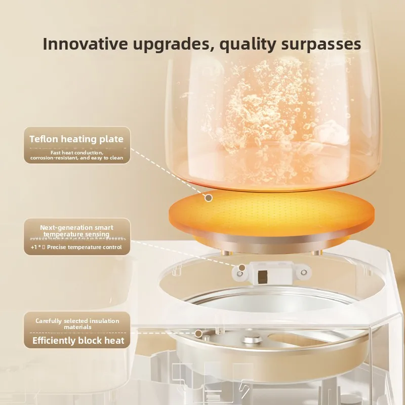 All-glass thermostatic water bottle, baby bubble machine, household bottle sterilizer milk powder all-in-one machine