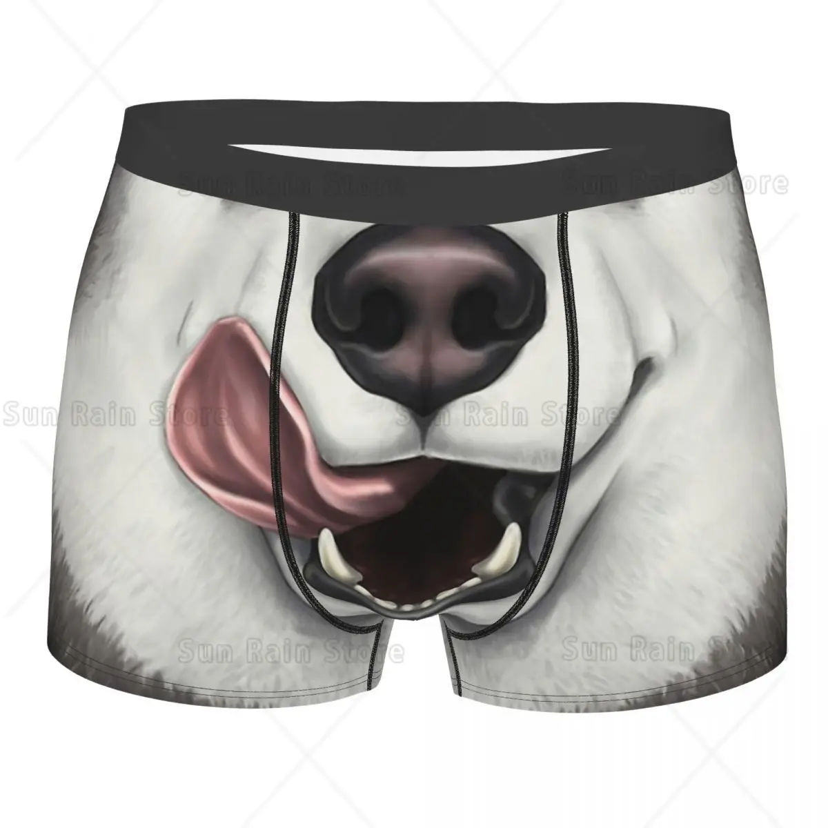 

Трусы с лицом Husky Homme, мужское нижнее белье, удобные шорты, трусы-боксеры