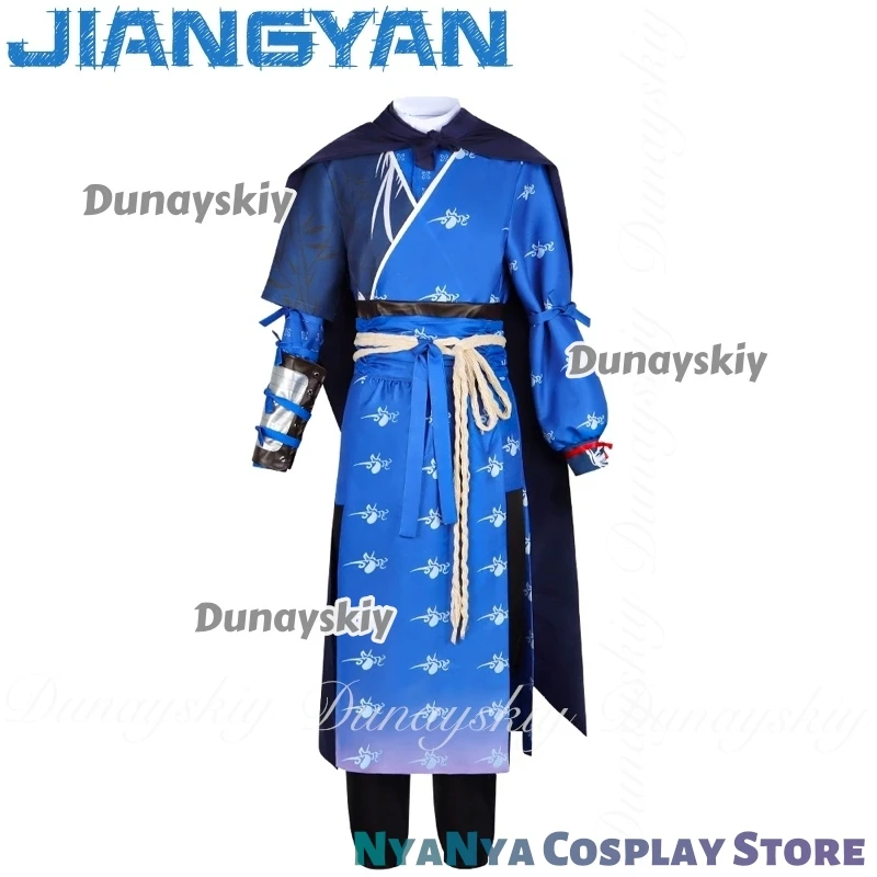 لعبة يان يون ستة عشر لهجة كوس زي زي جيانغ يان تأثيري الرسوم المتحركة شخصية مجموعة كاملة من أزياء الرسوم المتحركة أنيمي