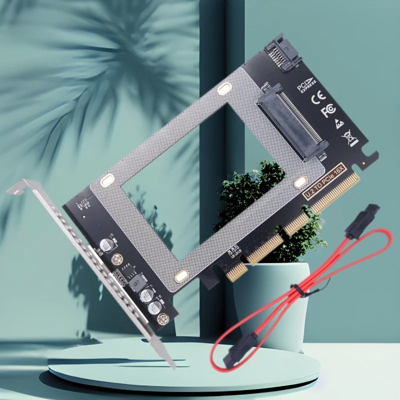 

Карта расширения от U.2 до PCIE Riser SFF-8639 U2 к PCI Express 3.0 X4/X8/X16 для Intel 750 2.5" NVMe PCIE U.2 SSD для 2,5-дюймового SATA SSD