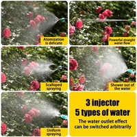 5L Shoulder Pesticide Sprayer Automatic Sprayer Bottle USB Rechargeable Garden Water Sprayer Lawn Sprinkler for Glass Cleaning