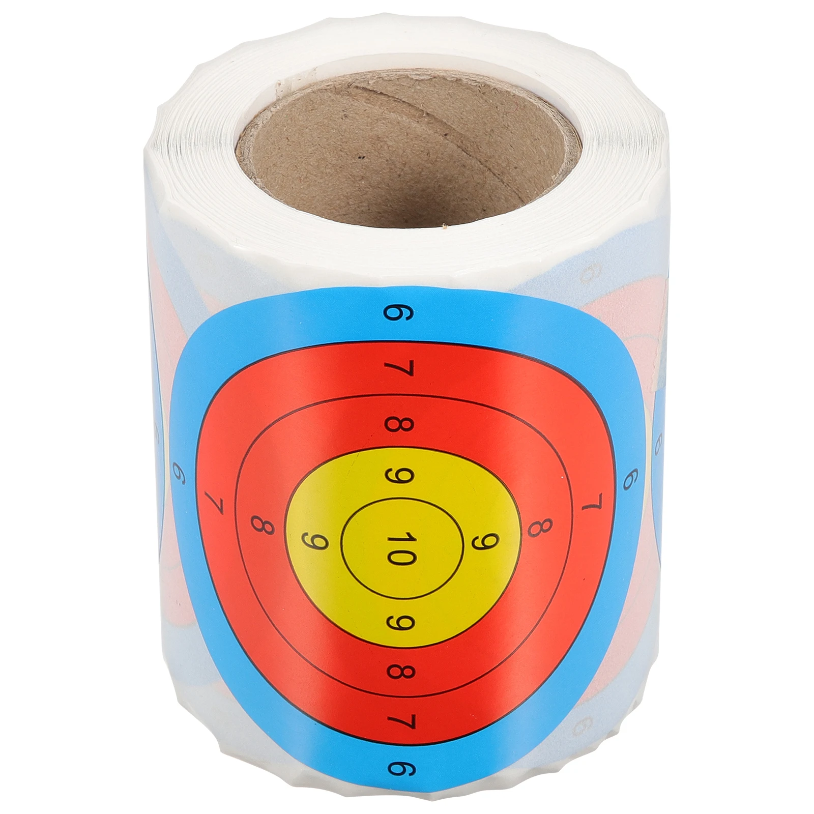 1 Roll Circle Stickers Fluorescent Self-Adhesive Spot Labels for Shooting Practice Paper Targets Splatter Targets Range Training