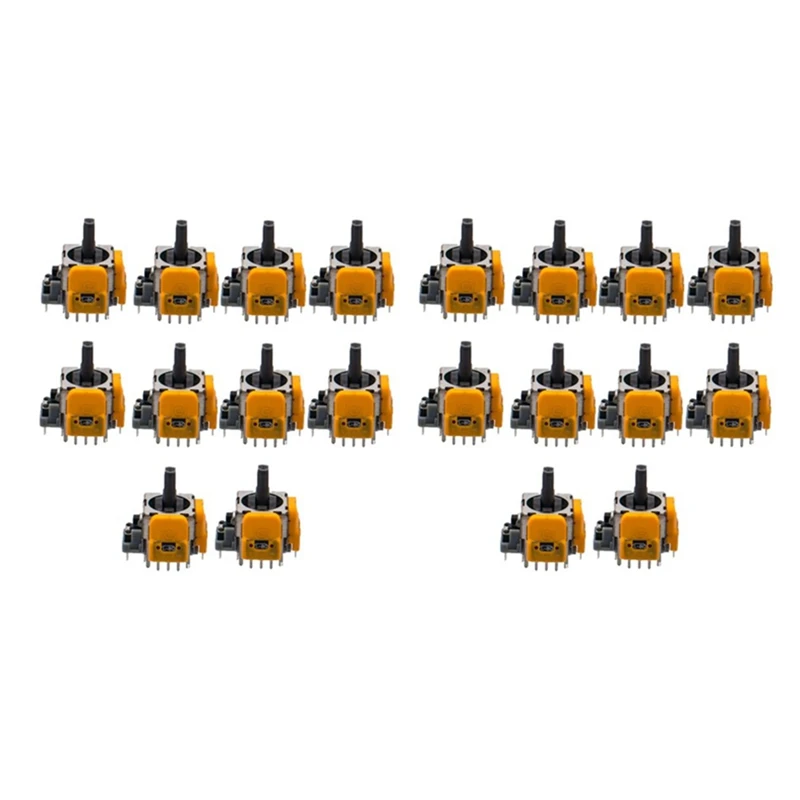 20 PCS Joysticks For PS5 Joysticks Hall Electromagnetic High Precision Adjustable Joysticks