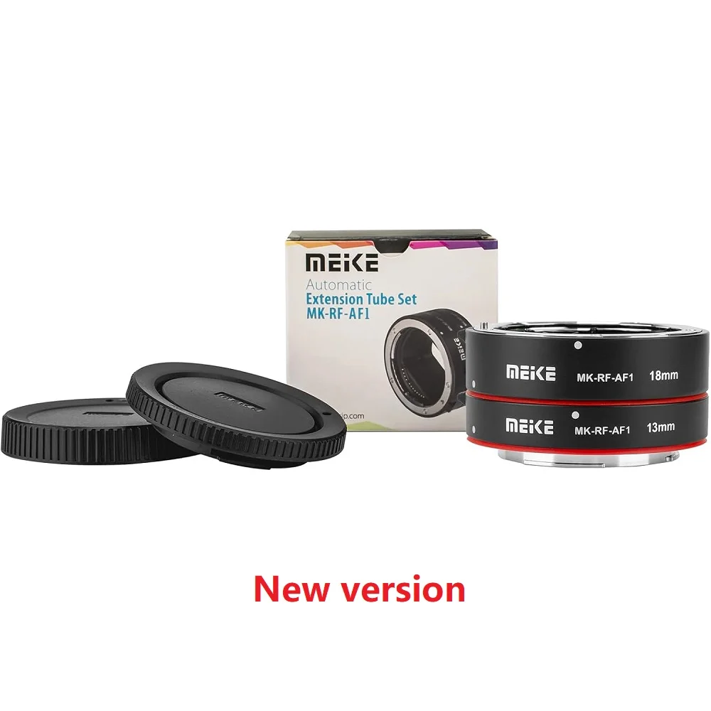 Meike MK-RF-AF1 Metal AF Auto Focus Macro Extension Tube Adapter Ring for Canon RF Mount EOS R10 R7 R6 R5 R RP DSLR Cameras