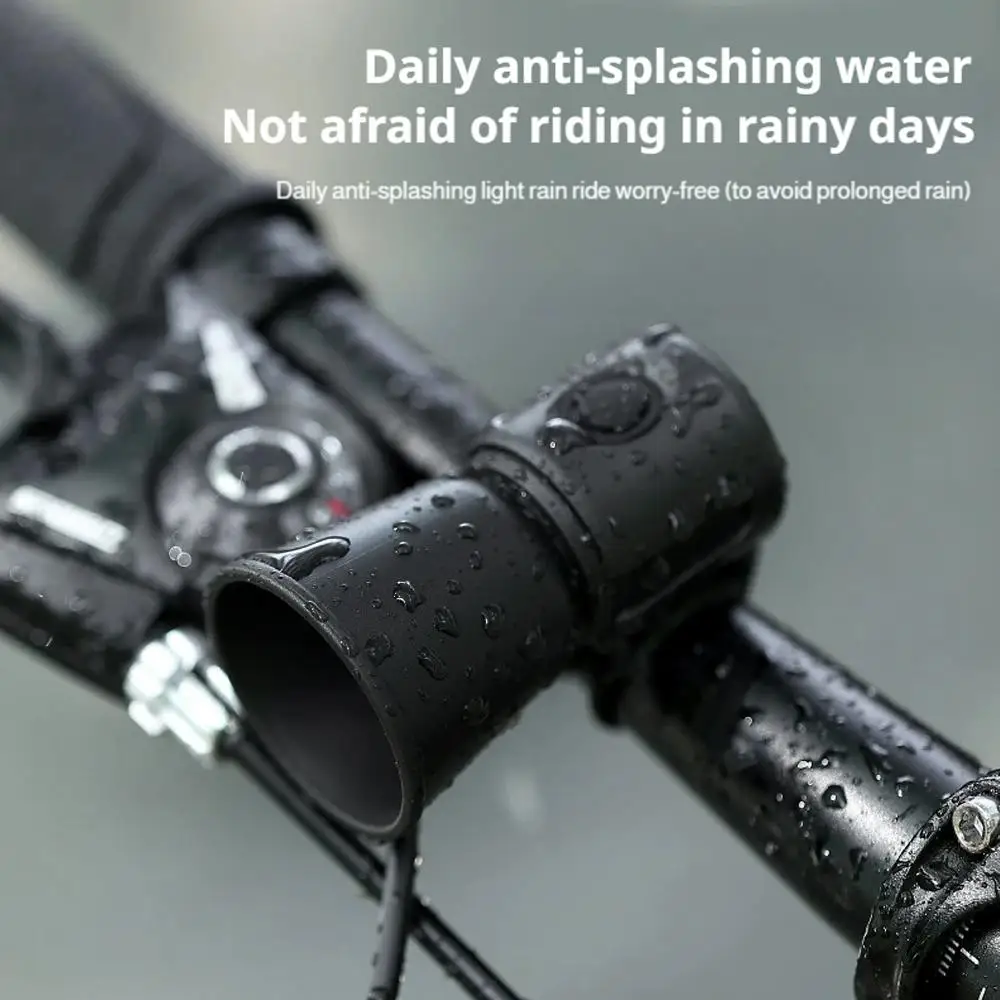Buzina eletrônica universal para bicicleta, alarme de aviso de segurança alto, à prova d'água, para mtb, bicicleta de estrada, 120db, guidão