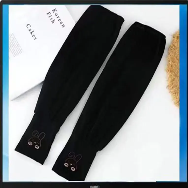 Penutup Lengan Pelindung Matahari Sve Es Longgar Musim Panas Wanita Pelindung Lengan Berkendara Perlindungan UV Sejuk Aksesori Fashion Lucu