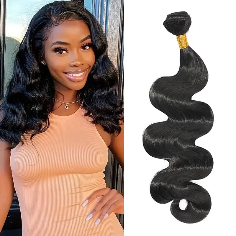 30 32 inch Brazilian Water Wave Body Wave Raw Virgin Remy Doule Drawn Wholesale Natural Tissage Human Hair Weave Bundles