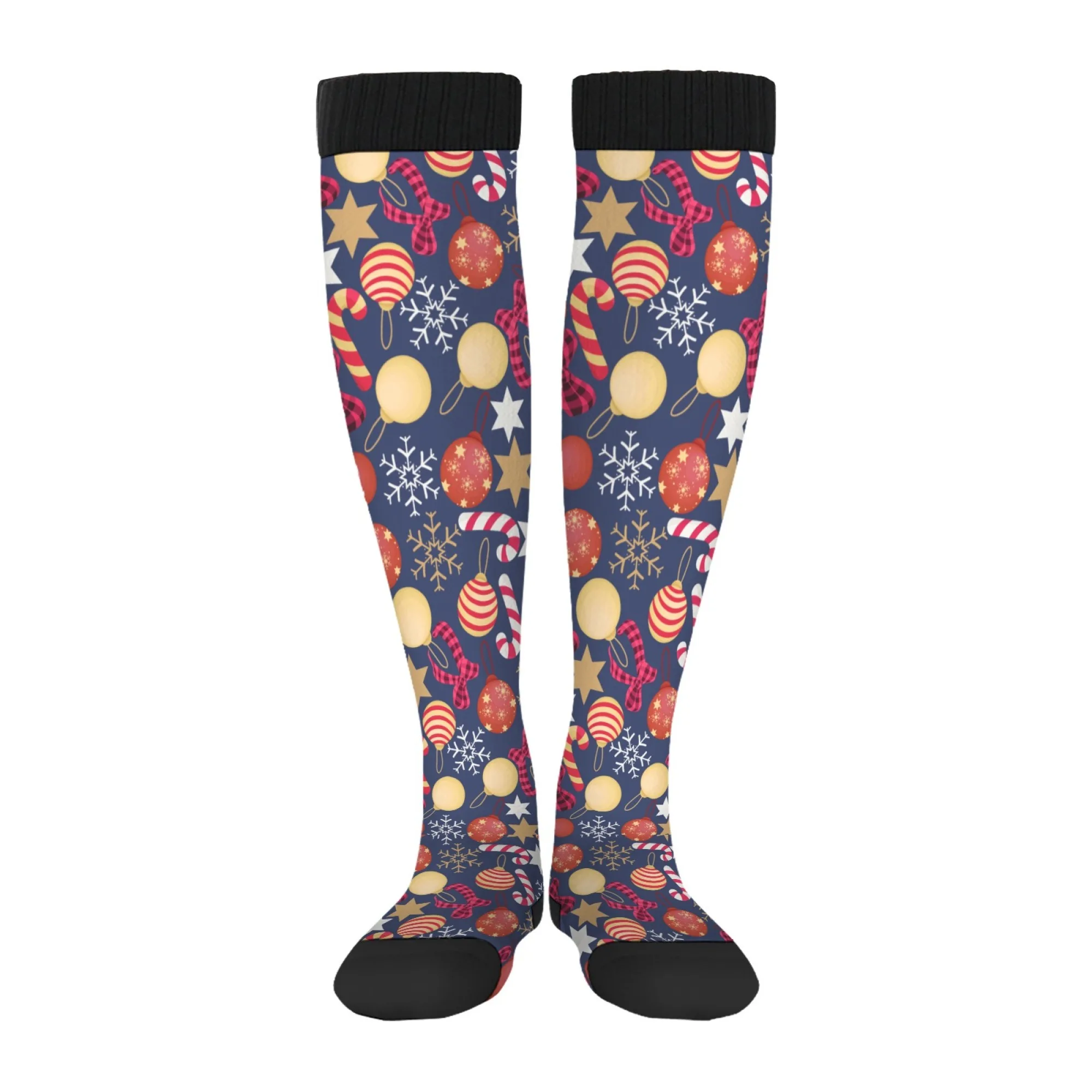 

Christmas element stockings fashion cartoon cute women's socks Harajuku style unisex novelty funny socks casual party hip-hop