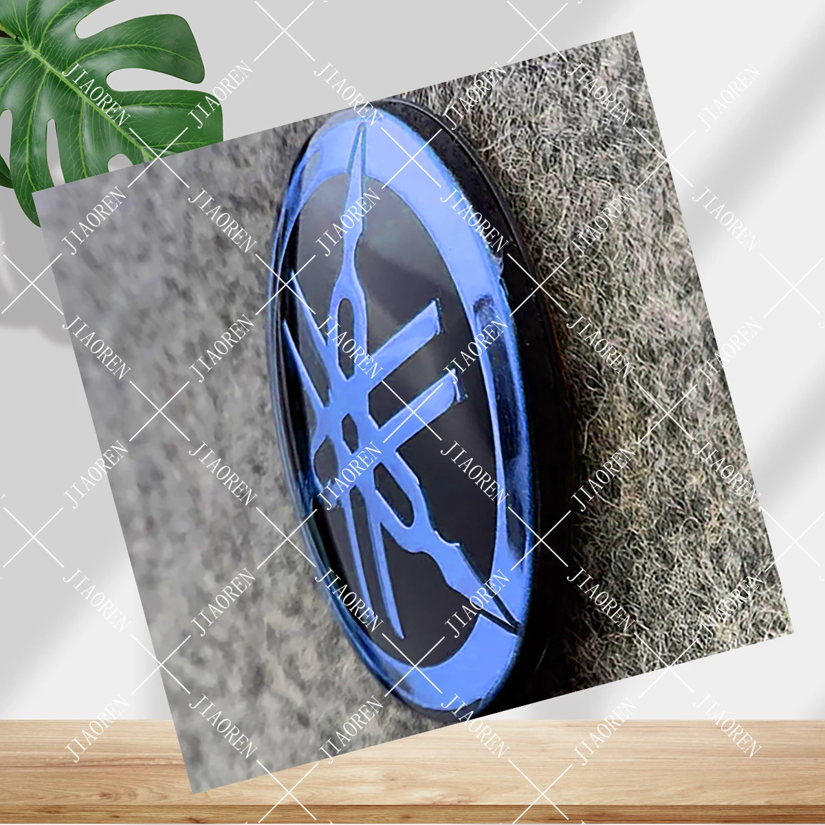 عيد الميلاد 3D الاكريليك الزجاج شعار دراجة نارية ملصق 50mm شعار خزان مائي #2