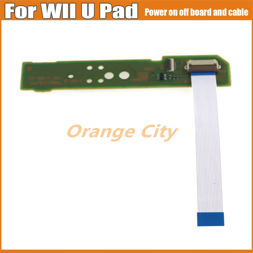 10Sets Replacement Original On/Off Power Switch Board with Cable For Nintendo WII U Pad Motherboard Circuit PCB Accessories