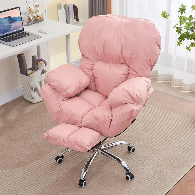 Lazy Computer Sofa Chair Home Comfortable Sedentary Reclining Desk Chair Anchor Live Chair Bedroom Lazy Chair Sillas De Oficina