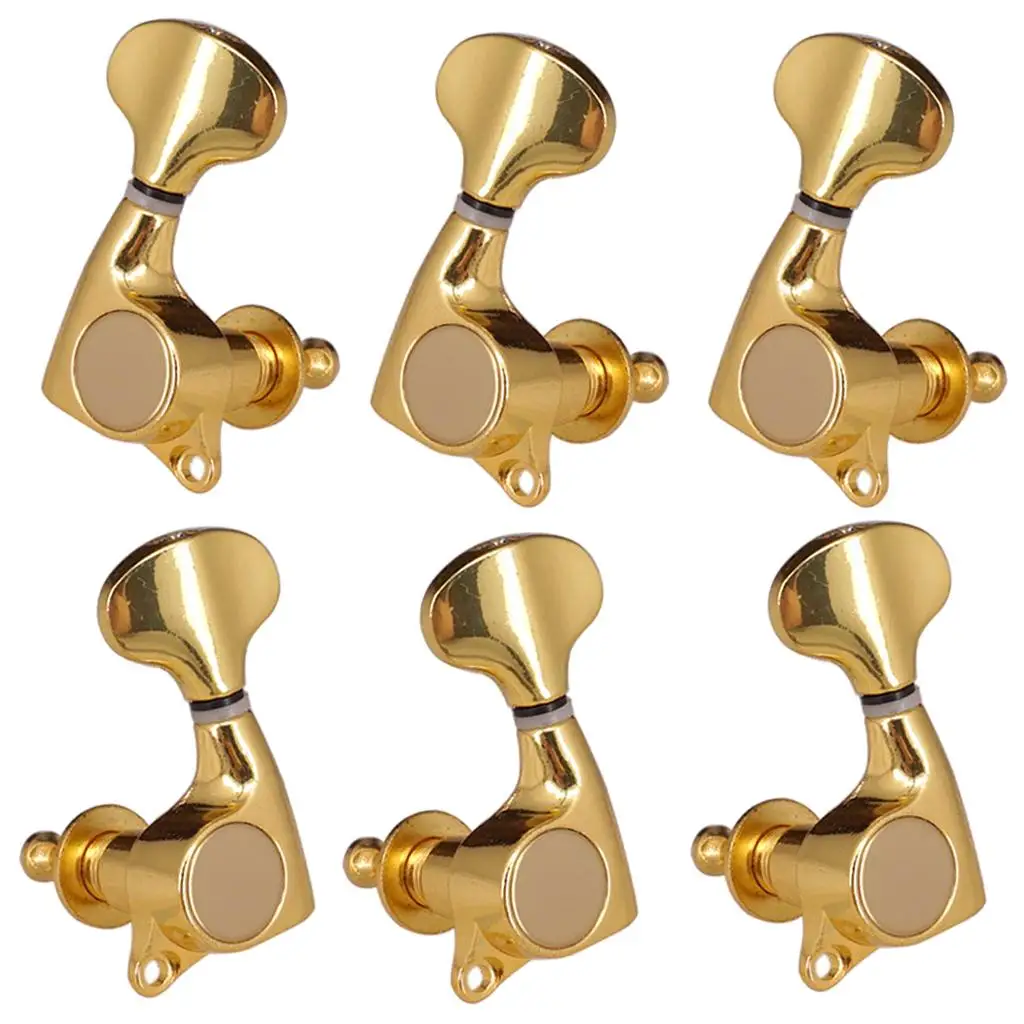 6Pcs Sealed String Tuning Pegs Machine Heads for ELectric Guitar 3R3L