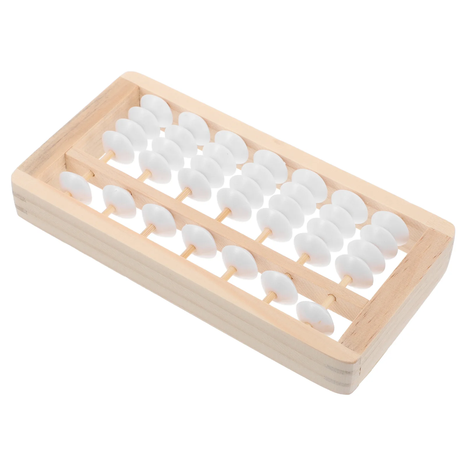 

Wooden Mini Abacus for Kids Fine Crafted Math Learning Tool First Birthday Photo Prop Baby Shower Decor Aesthetic Playroom