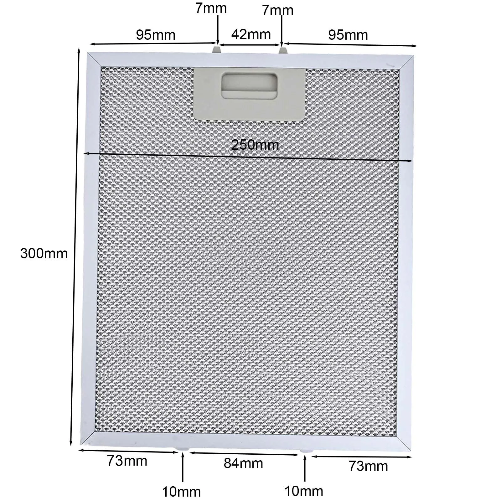 

Aluminum Mesh Filters RANGEMASTER Cooker Hood Filters Aluminum Grease Layers Optimal Performance Proper Fit Eliminate Flavor