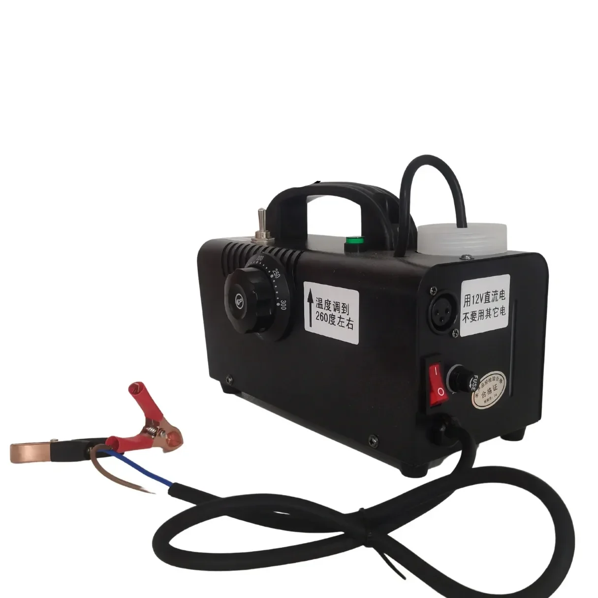 12V Fog Machine Special Effect Mobile Fog Machine, Outdoor Photography Portable Fog Machine, No Battery