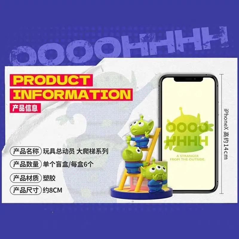 Disney Anime Toy Story รูปบันไดขนาดใหญ่ Series Woody Buzz Lightyear Bo Peep Jessie Action ตุ๊กตาเด็กวันเกิดของเล่น