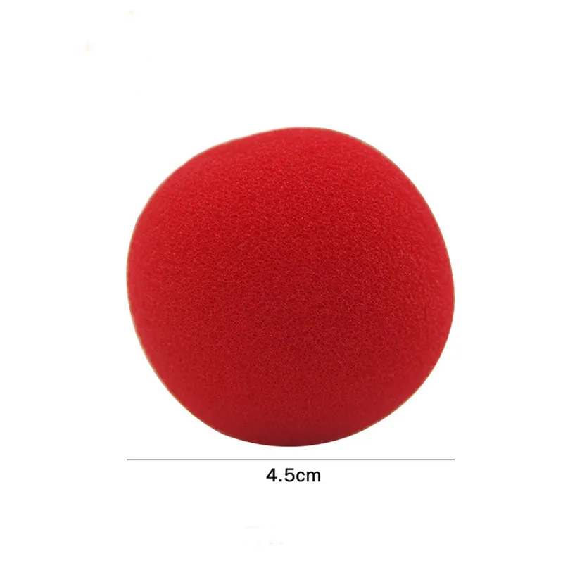 10pcs Super Soft Red Sponge Ball (3.5/4.5CM Available) Magic Tricks Appear Vanish Magia Close Up Street Illusions Gimmick Magica