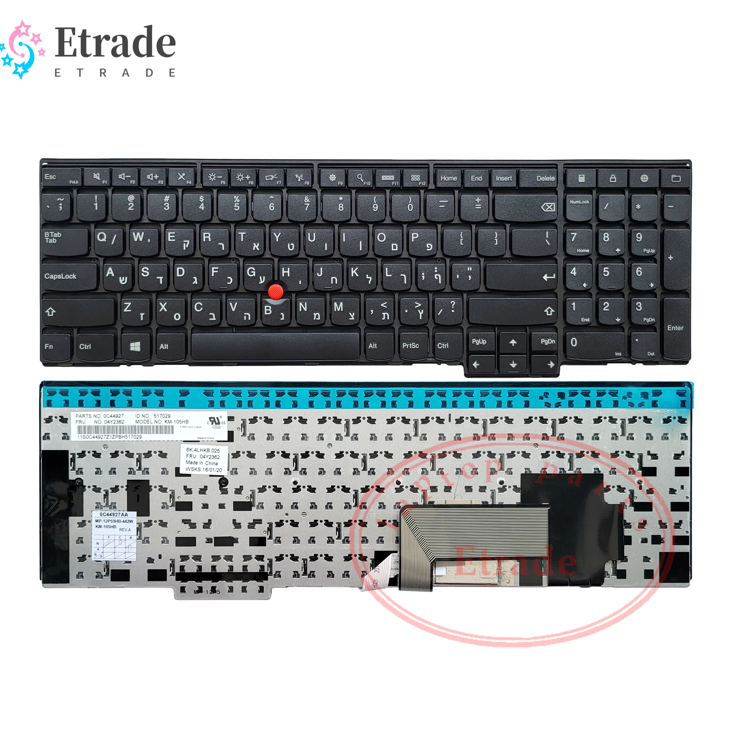 New Original For Lenovo ThinkPad L540 P50S W540 W541 W550S T540P T550 Series Laptop Built-in Keyboard 0C44927 04Y2362