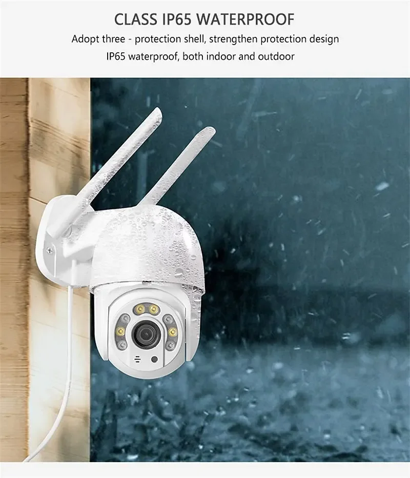 DIDSeth-PTZ Smart Video Surveillance IP Cameras, Night Vision, Outdoor Security CCTV Cam, 5MP WiFi, ICSEE, EU Plug