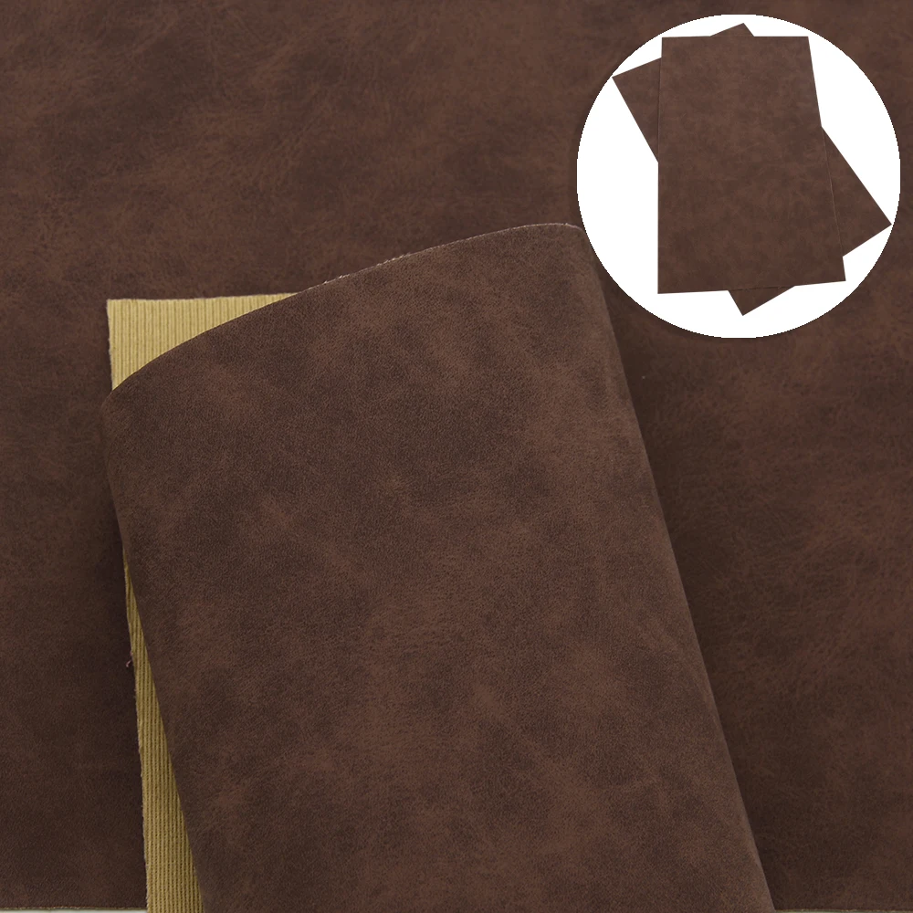 Faux Suede PU Leather Fabric Sheet For Garment Waterproof Synthetic Leather Fabric DIY Sewing Cfrats Hairbows Material